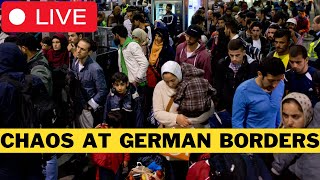 🚨 LIVE Germany CLOSES Borders Over Migrant Crisis [upl. by Lyrac]