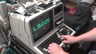 Talker80 for the TRS80 Model 3 amp 4  First Test [upl. by Ydnal845]