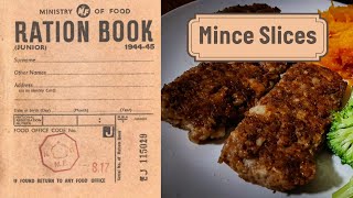 Mince Slices  Ration Book Recipe No 207  WW2 Rationing Frugalliving [upl. by Aedrahs]