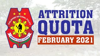 PNP Attrition Quota for 2021  See the list of requirements [upl. by Esenwahs158]