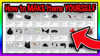 How to MAKE Avatar Shop items in Roblox  UGC Community Creations [upl. by Eimile]