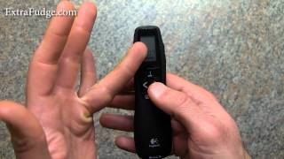 Logitech Professional Presenter R800 with Green Laser Pointer Review [upl. by Eimmij]