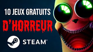 10 JEUX DHORREUR GRATUITS à ne pas manquer sur STEAM 😱 [upl. by Chari]