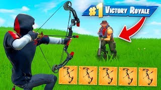 WINNING With ONLY Boom Bow In Fortnite [upl. by Lull298]