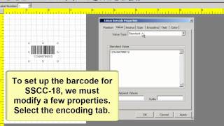 How to Create an SSCC18 Barcode using the Barcode Label Software [upl. by Ody]