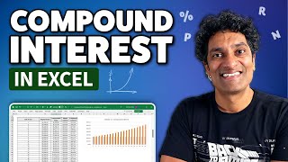 How to calculate Compound Interest in Excel  Formula with Examples 💻 [upl. by Donoho]