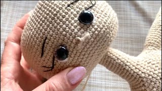 Papusa croșetată Perla 3  capul tutorial pas cu pas mmihacrochet amigurumi crochet [upl. by Dweck]