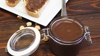 Nutella o nocilla casera con Thermomix  Crema de cacao y avellana [upl. by Weil]