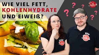 Makronährstoffe I Wie viel Kohlenhydrate Fett und Eiweiß bei Low Carb essen [upl. by Jade]