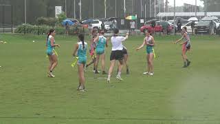 GIRLS 14  SEMI FINAL SHELLHARBOUR V CRONULLA 2024 OZTAG NSW JUNIOR STATE CHAMPIONSHIPS [upl. by Ytsenoh]