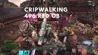 Ark Official PvP  EVBH Cripwalking SC 496 Red ob  PS5 [upl. by Ynnohj]