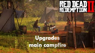 CRAFTING UPGRADES Main Campfire Upgrade recipes and tips requirements gameplay Dead Redemption2 [upl. by Burger]