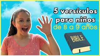 5 Versículos Bíblicos Para Niños de 8 a 9 Años [upl. by Mieka]