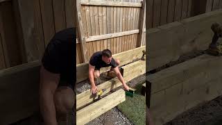 Sleeper tips… landscaping diy construction builder sleepers gardenideas [upl. by Yran199]