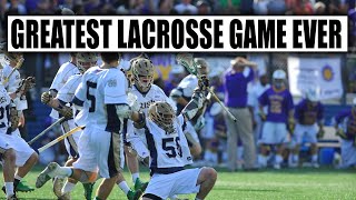 The Greatest Lacrosse Game Ever Played  Lacrosse Classics Ep 1  Lacrosse Documentary [upl. by Avehsile947]