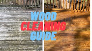 In Depth Wood Cleaning Tutorial  Cleaning and Staining a Deck Part 1  Comparing Chemicals [upl. by Nalced102]