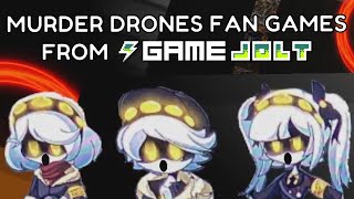 Checking out four Murder Drones fan games from GameJolt [upl. by Tekla434]