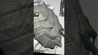 Millennial Taekwondo Snapping Turtle freestyle 3d sculpted in Nomad on M2 Ipad Pro 3dsculpting [upl. by Oizirbaf296]