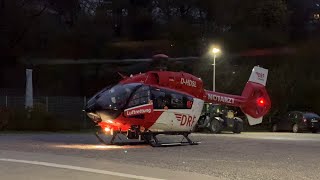 DRF Luftrettung  Start Christoph 43  Airbus H145 Retrofit  DHDSL  Bühlertal [upl. by Ahsilef]