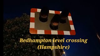 Bedhampton Level crossing in hampshire [upl. by Sullivan]