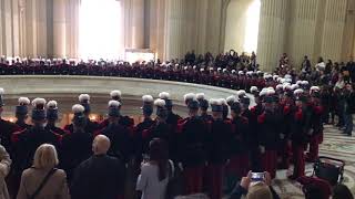 Les Invalides Napoleon’s Tomb Military Induction Ceremony [upl. by Nyleuqcaj327]