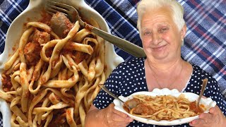 Pasta Grannies enjoys Filomenas sfusellati handrolled maccheroni [upl. by Nimzzaj843]