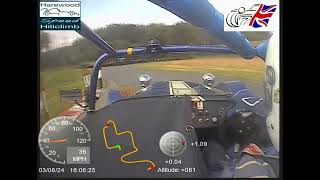 Harewood Hillclimb 3 August 2024  Caterham Zetec [upl. by Nahsaj228]