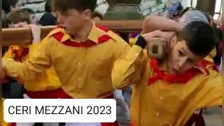 Gubbio Festa dei Ceri Mezzani 2023 [upl. by Ahsi960]