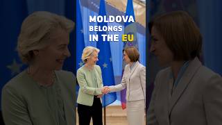 Ursula von der Leyen Moldova belongs in the EU [upl. by Nylsor782]