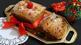 গ্যাসের চুলায় ফ্রুট কেক রেসিপি Bangladeshi Gaser Chulay Cake Recipe  Christmas Fruit Cake [upl. by Brok]