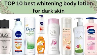 Top 10 best Body whitening lotion for dark skin lightening body lotionMannalaimanskinandhealthcare [upl. by Acnoib]