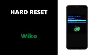 Wiko  hard reset  réinitialisation à lallumage [upl. by Imarej926]