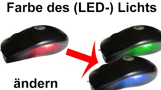 How2Farbe des LEDLichts von PCMäusen umändern [upl. by Cordle]