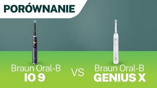 Porównanie szczoteczki magnetycznej OralB iO9 i szczoteczki elektrycznej OralB Genius X 20000🧐 [upl. by Eenaffit576]