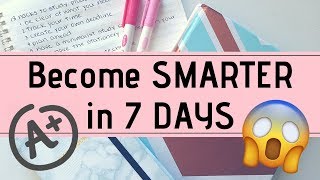 16 HACKS to Become SMARTER in 7 DAYS  StudyWithKiki [upl. by Noissap]