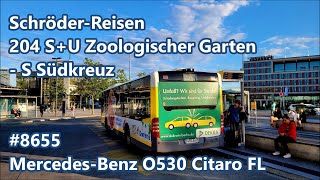 SchröderReisen  Linie 204 MercedesBenz O530 Citaro FL 8655 [upl. by Amalburga]