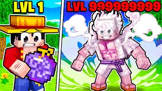 We Raced To Become Gear 5 Luffy in Minecraft [upl. by Elahcim452]