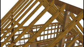 How To Repair Gaps in Attic Roof Wood Framing Supports [upl. by Dodge]