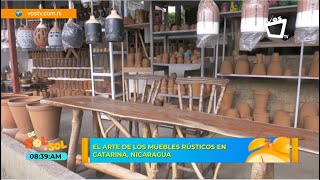 El arte de los muebles rústicos en Catarina Nicaragua [upl. by Lind]