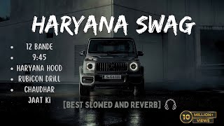 Haryana Swag🔥🥶  Best Slowed and Reverb Songs   Top Attitude Songs🔥 [upl. by Ahsiekim]