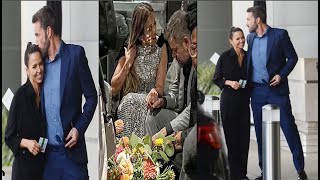 Ben Affleck Kisses Matt Damons Wife Lucianas Head Amid Jennifer Lopez Divorce [upl. by Marentic948]