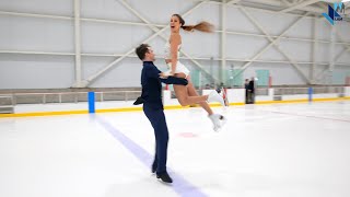 Aretha amp Armenian Ice Dancers Tina Garabedian Simon Proulx Sénécal  2021 Rhythm Dance [upl. by Ilaw]