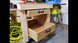 Adding simple drawers to a workbench [upl. by Lorens]