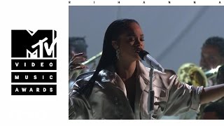 Rihanna  Stay  Love On The Brain  Diamonds Live From The 2016 MTV VMAs [upl. by Yremrej]