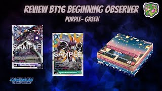 Review BT16 Beginning Observer 2 Purple  Green [upl. by Edlitam249]