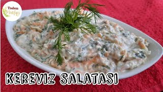 YOĞURTLU KEREVİZ SALATASI TARİFİ yoğurtlu kereviz salatası nasıl yapılır [upl. by Eidassac]