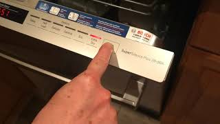 How to reset a Bosch dishwasher  Dishwasher buttons stuck on long washing cycle [upl. by Aleakcim979]