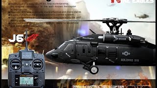 echobbycom RTF UH60 Blackhawk Realistic RC Helicopter nine eagles solo pro 319 6 ch helicopter [upl. by Eimarej]