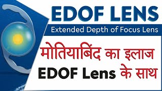 EDOF Lens for Cataract Patients  EDOF intraocular Lens  Best IOL lens choice [upl. by Mot]