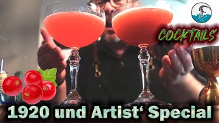 Cocktails selber machen  Fast vergessene Drinks mit roter Johannisbeere 1920 und Artist Special [upl. by Annahgiel]